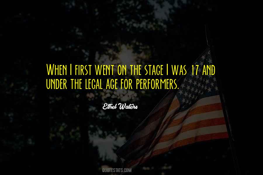 Quotes About Legal Age #231745