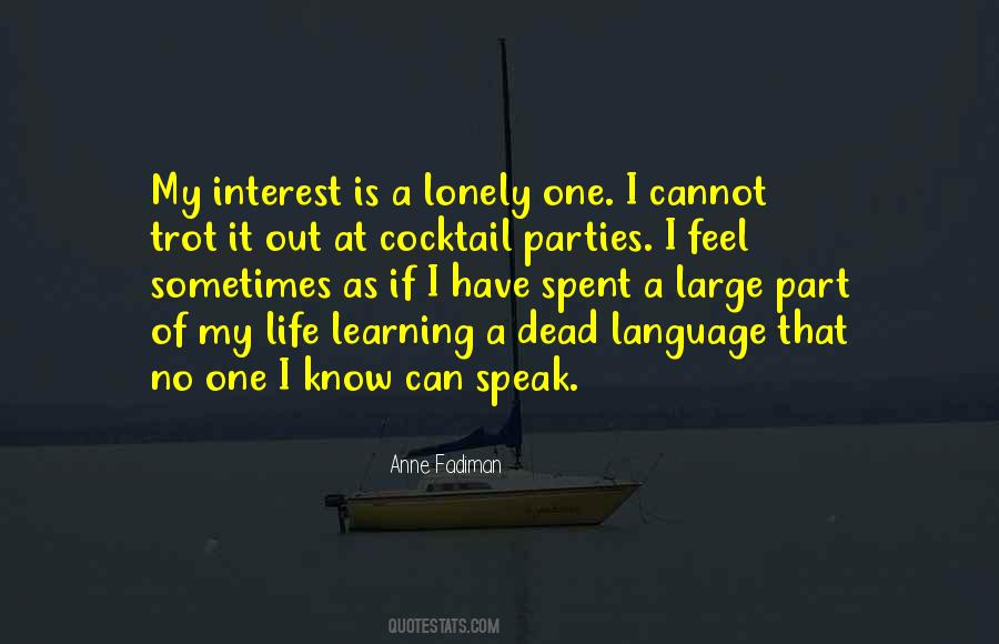 Dead Language Quotes #1516317