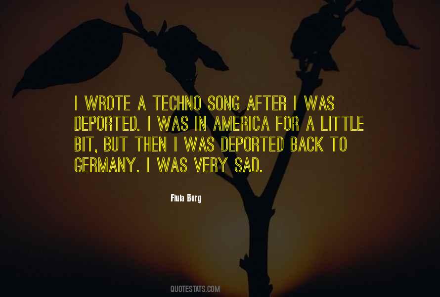 Techno Song Quotes #15937