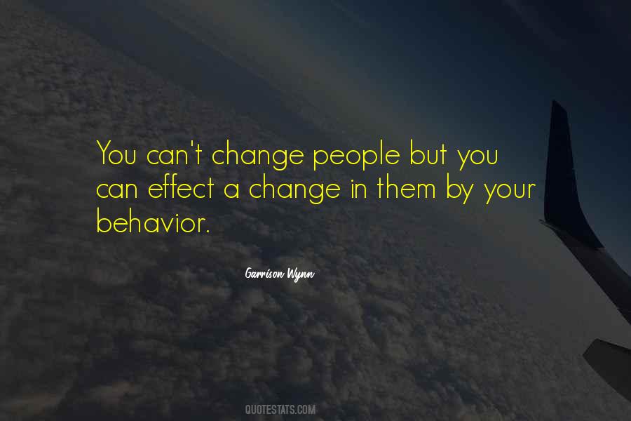 Cant Change People Quotes #1782043