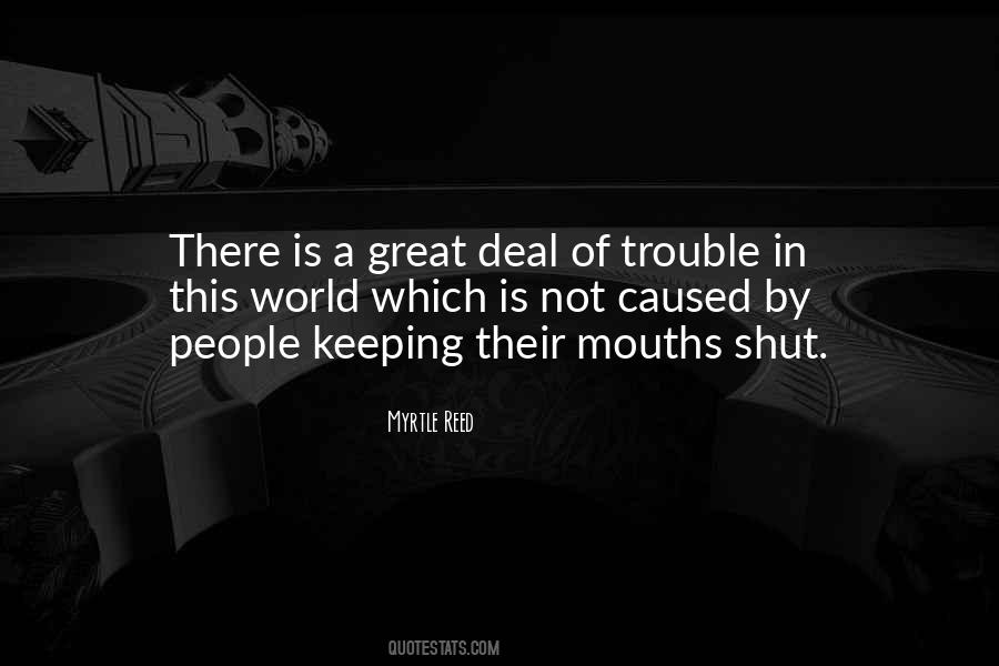 Great Trouble Quotes #1470579