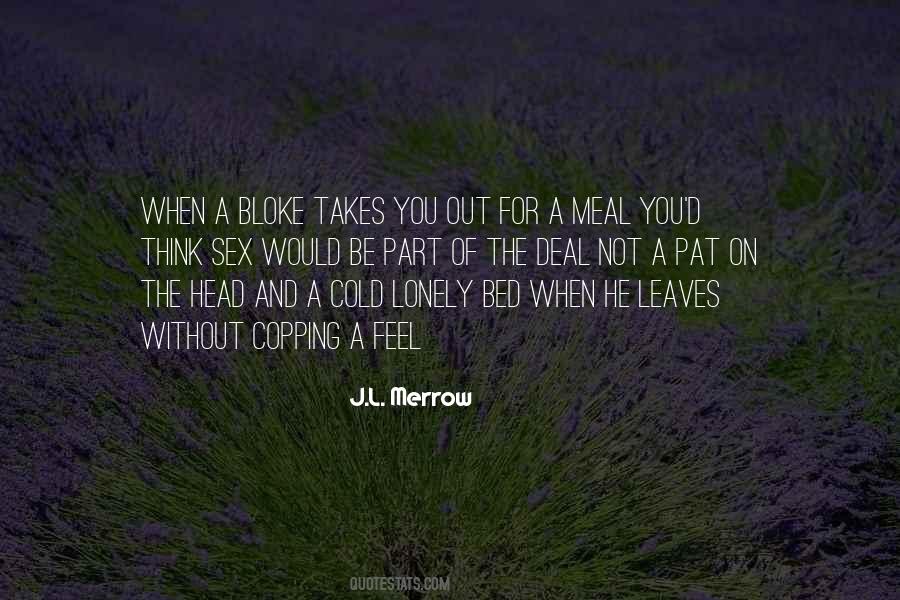 Copping A Feel Quotes #389991