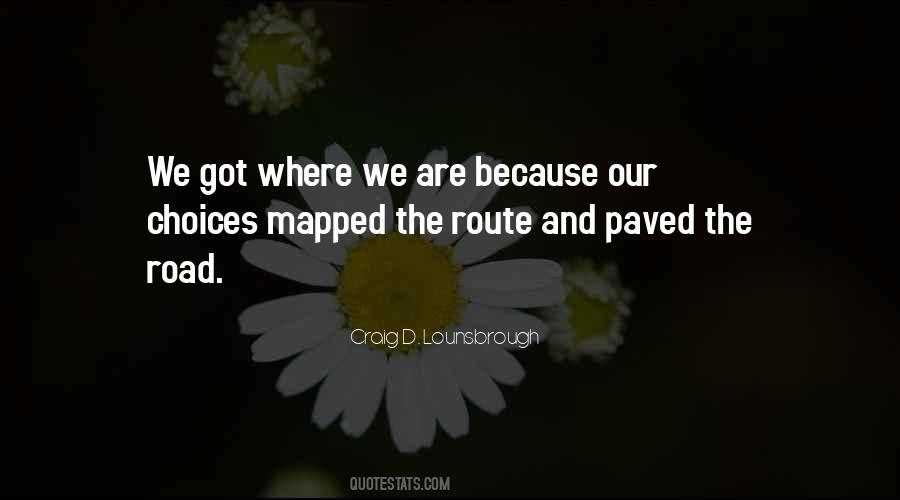 Route Map Quotes #1689547