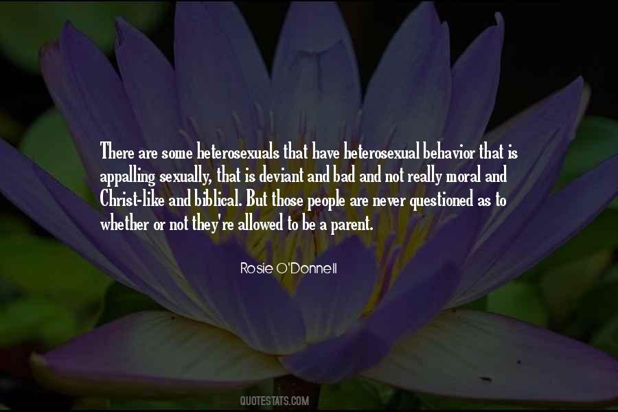 Heterosexual Behavior Quotes #930828