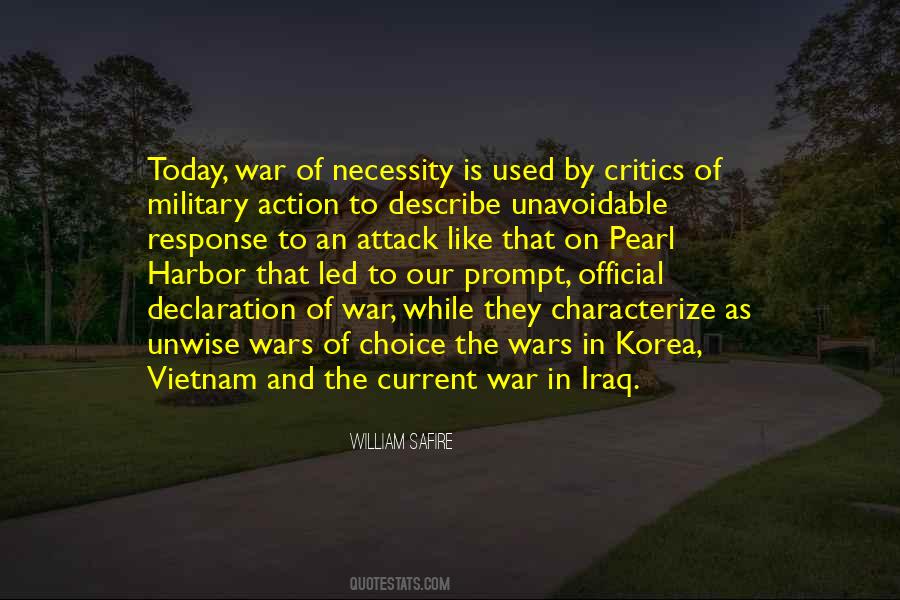 Quotes About Necessity Of War #755874