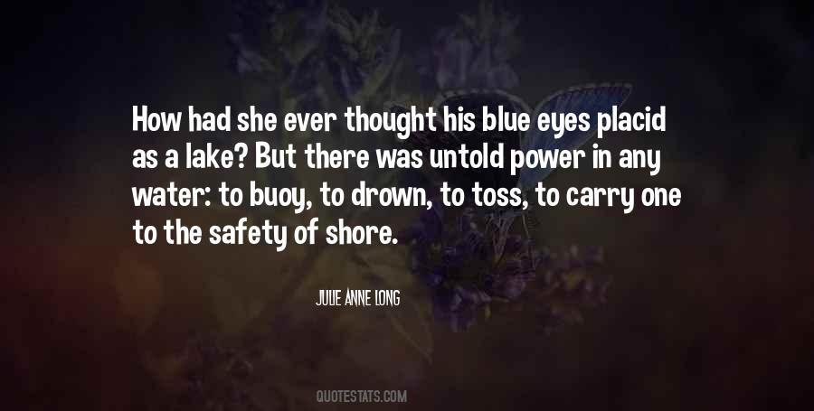 Quotes About Blue Water #1207366