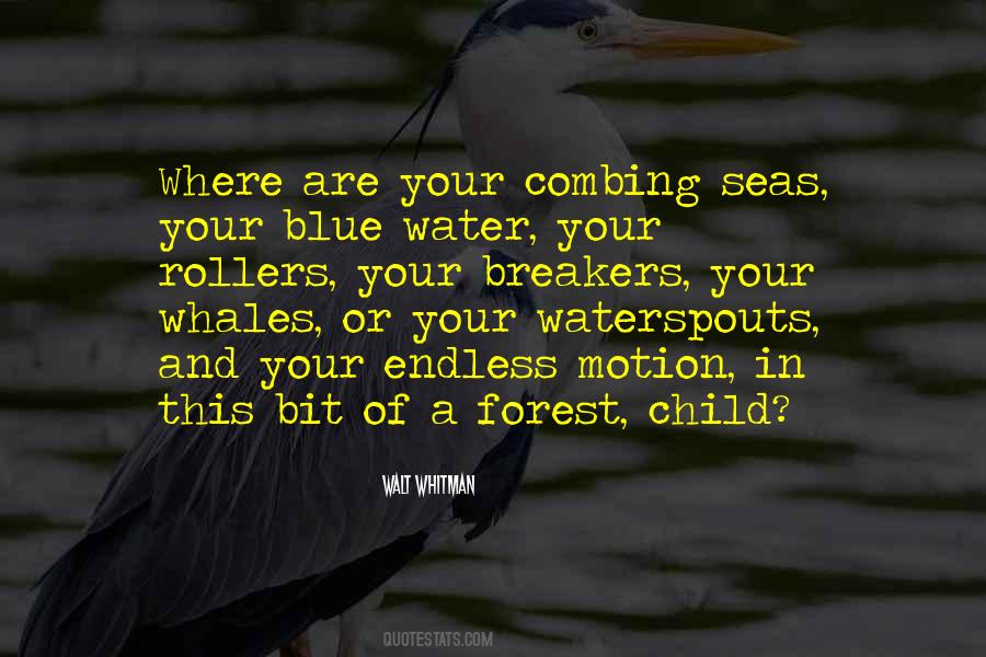 Quotes About Blue Water #975675