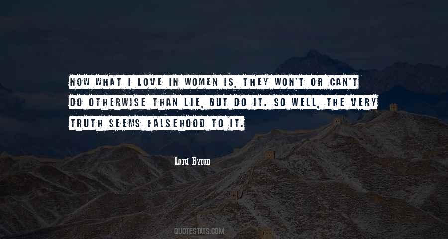 Women Who Lie Quotes #933617