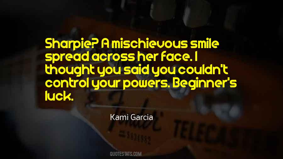 Quotes About Mischievous Smile #1703737