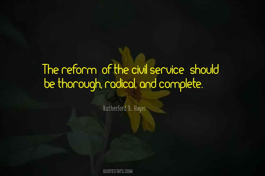 Quotes About Civil Service #1328360