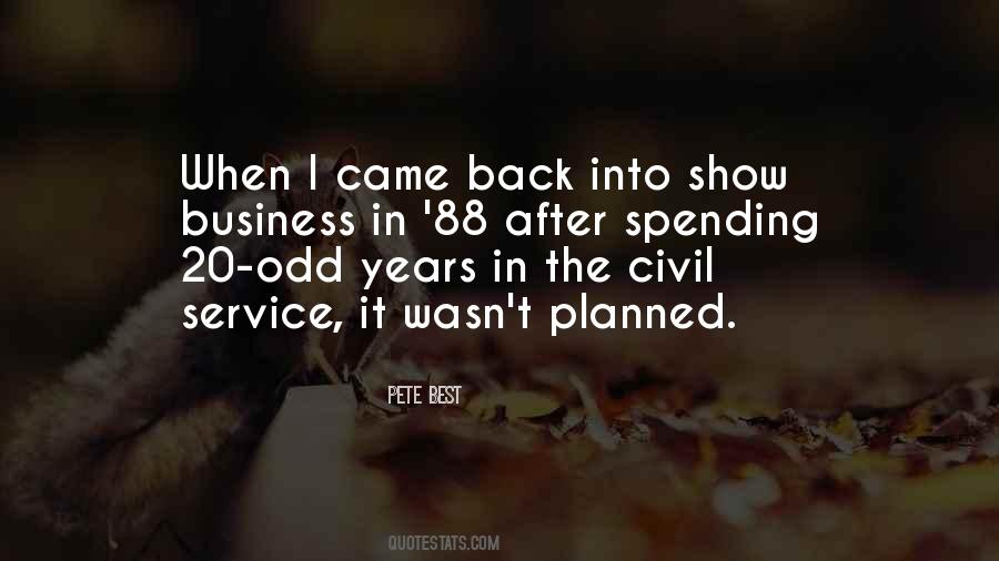 Quotes About Civil Service #1389181