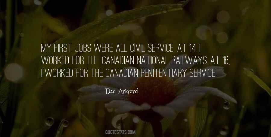 Quotes About Civil Service #740663