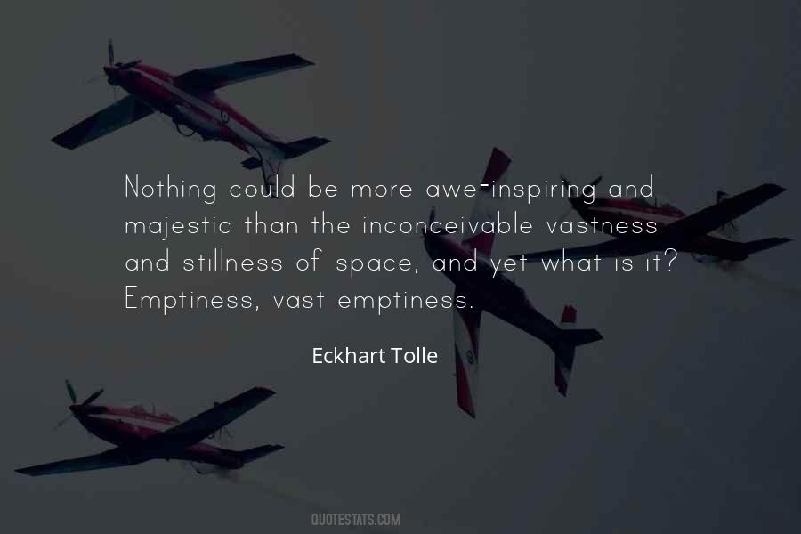 Quotes About Vastness Of Space #1149672