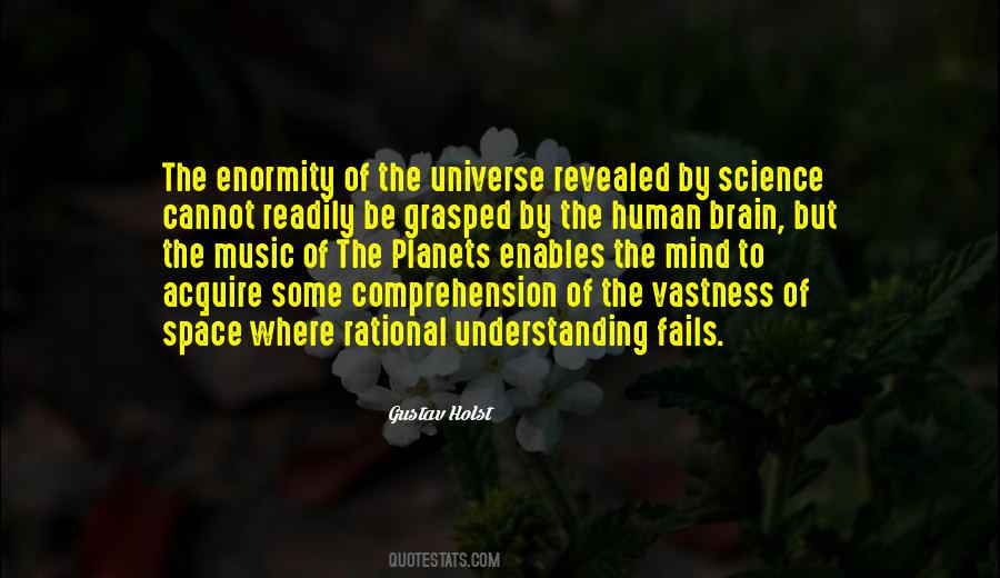 Quotes About Vastness Of Space #407285