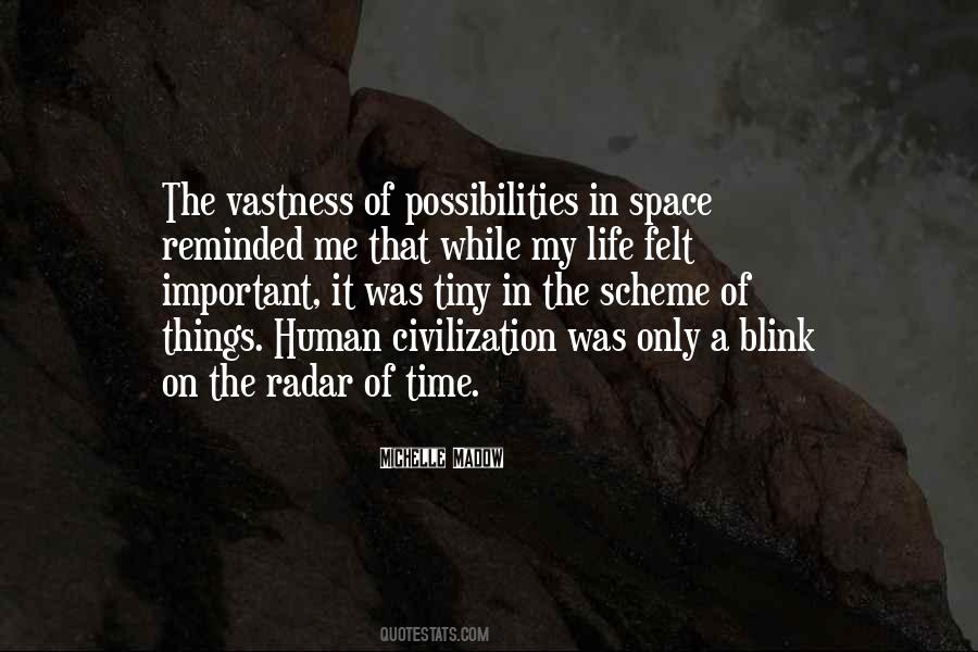 Quotes About Vastness Of Space #756672