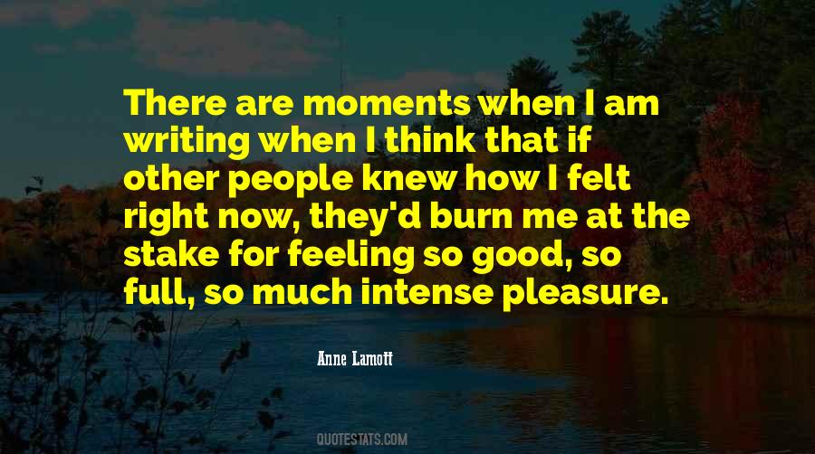 Quotes About Intense Moments #1433518