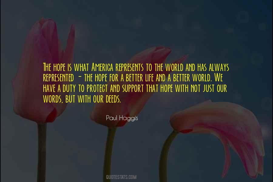 Quotes About Words And Deeds #112951