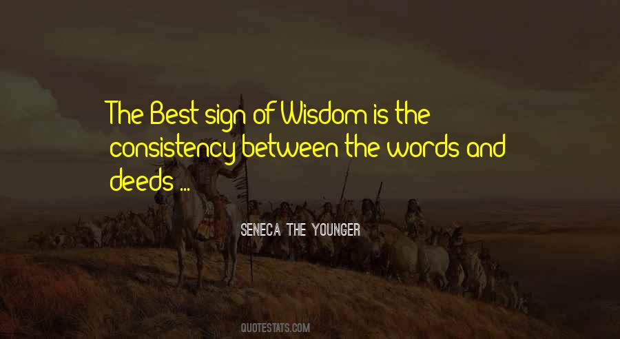 Quotes About Words And Deeds #1566863