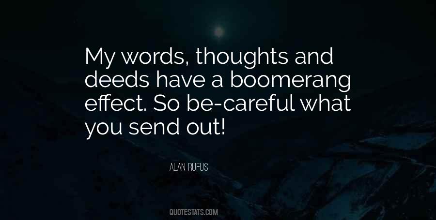 Quotes About Words And Deeds #690412