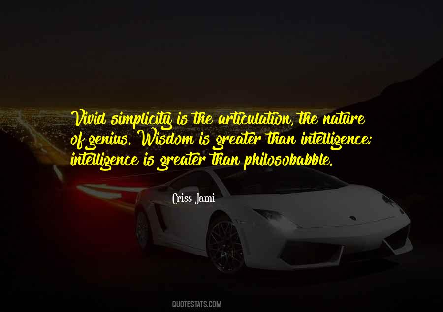 Quotes About The Simplicity Of Nature #697106