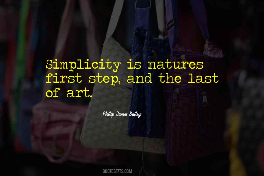 Quotes About The Simplicity Of Nature #947382