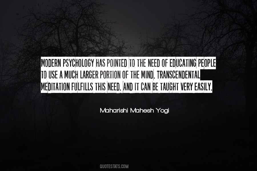 Modern Psychology Quotes #1801497