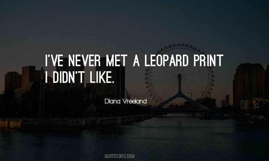 Quotes About Leopard Print #1413006