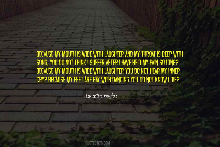 Quotes About Laughter And Pain #1856517