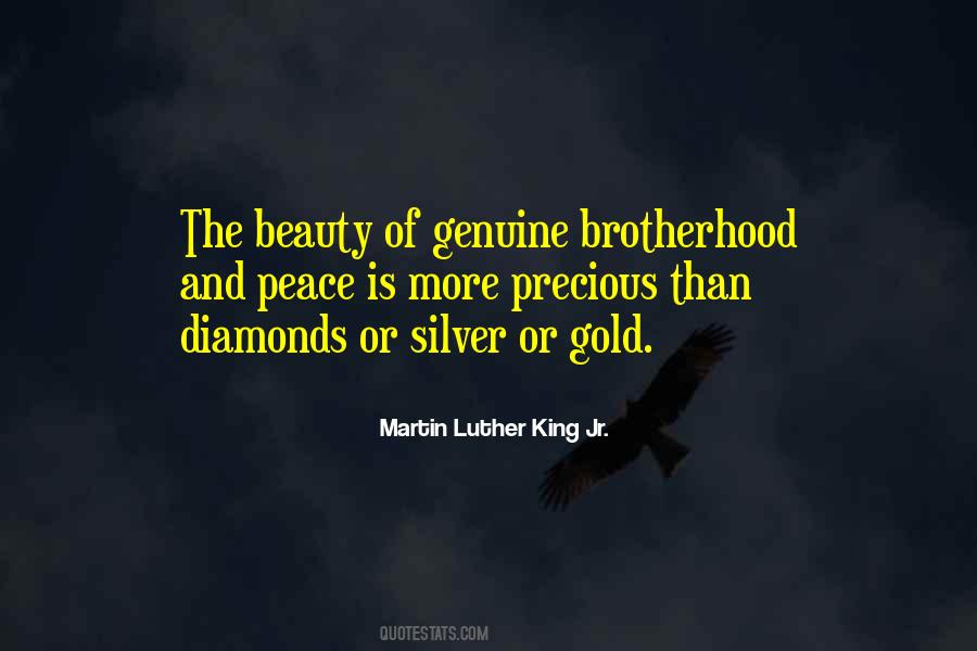 More Precious Than Gold Quotes #1265963