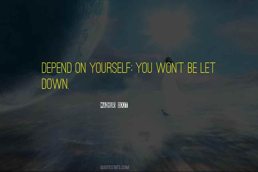 Quotes About Let Down #1720537