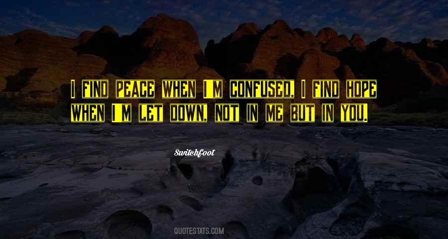 Quotes About Let Down #442403