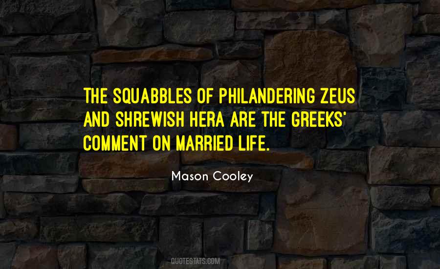 Quotes About Zeus And Hera #1630556