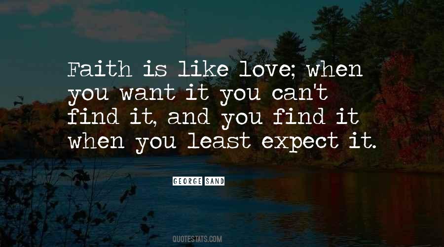 Expect Love Quotes #29811
