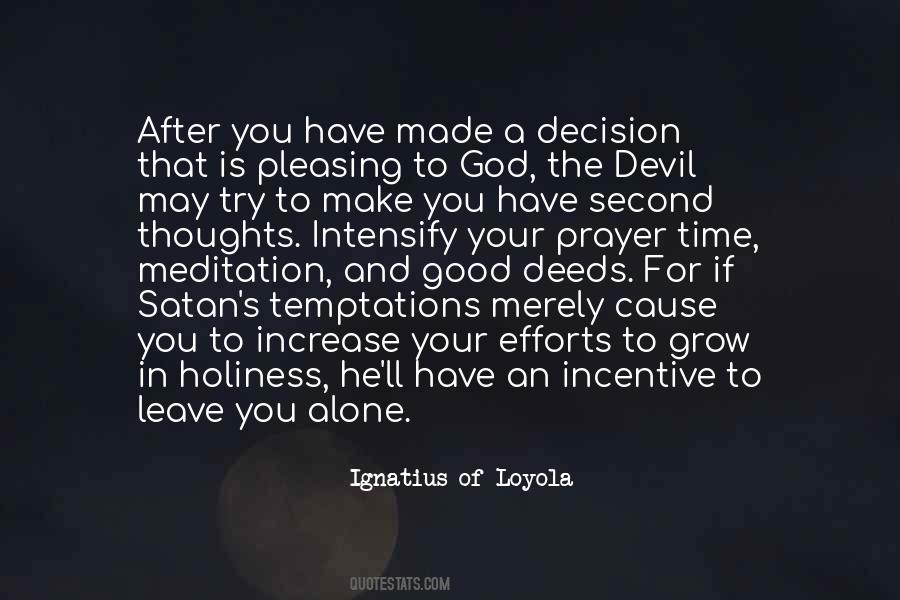 Quotes About Having Second Thoughts #163282