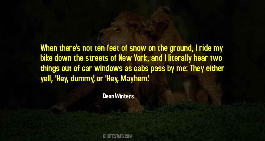 Snow In New York Quotes #224083