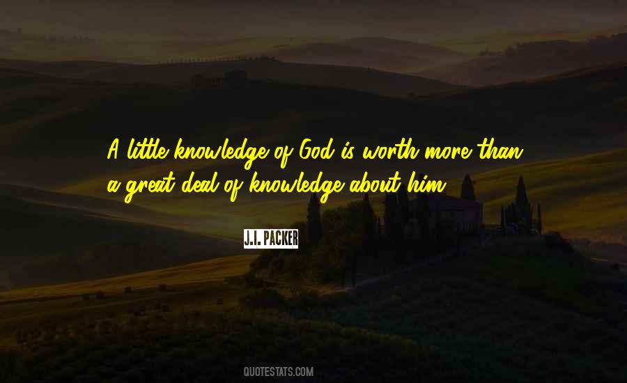 Quotes About A Little Knowledge #433725
