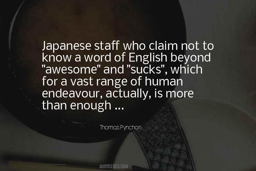 Quotes About Japanese #1312427