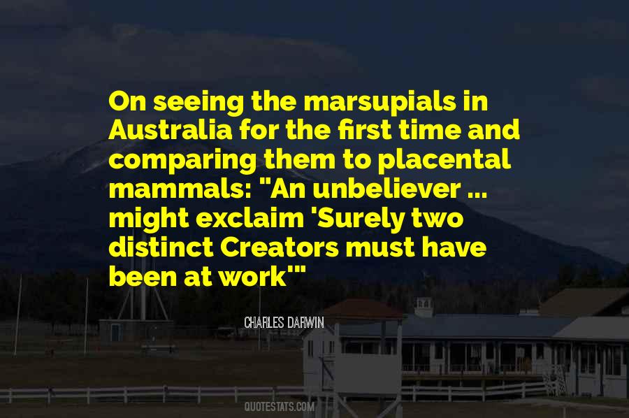 Quotes About Marsupials #699856