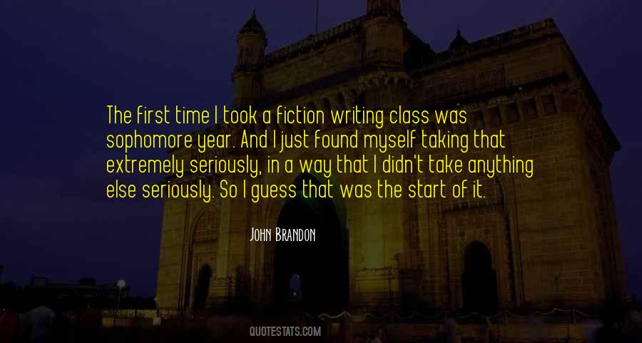 Quotes About Fiction Writing #214137