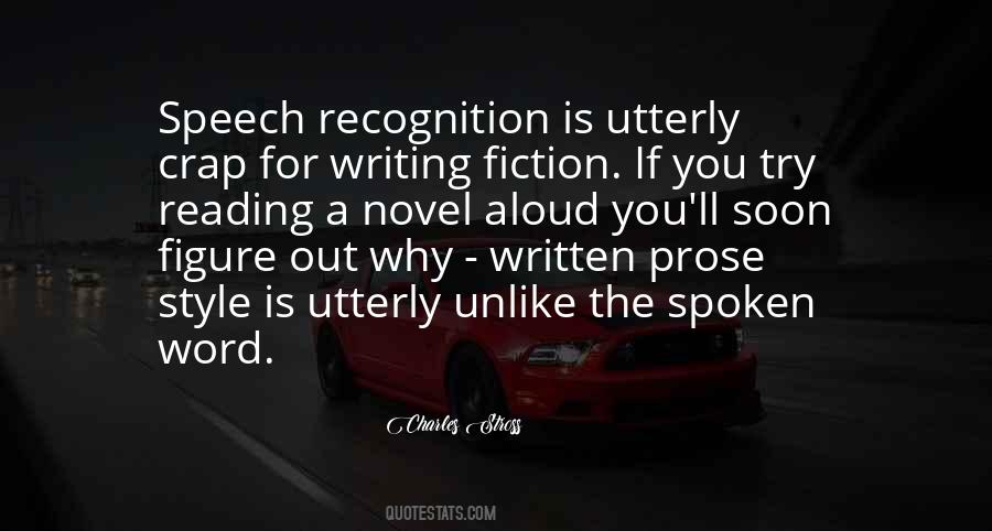 Quotes About Fiction Writing #25232