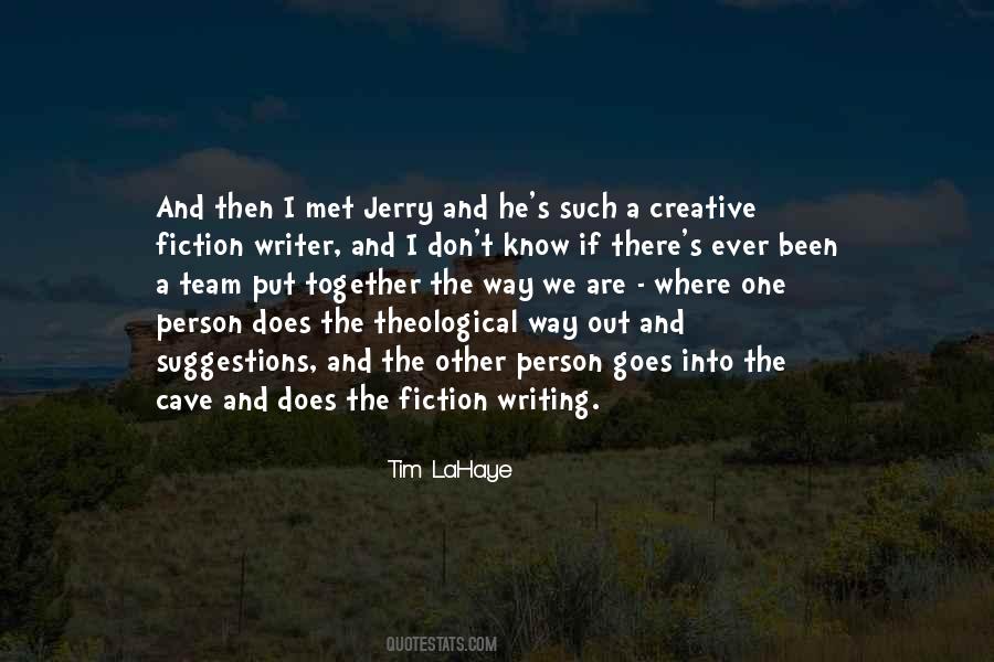 Quotes About Fiction Writing #74046