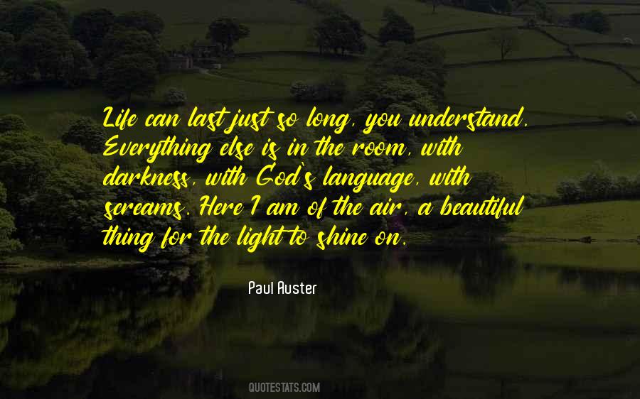 Language Of Light Quotes #1357201
