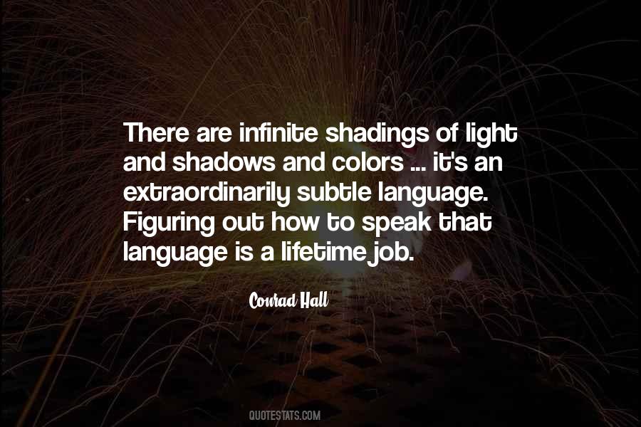 Language Of Light Quotes #914372
