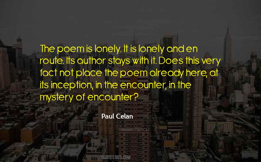 Poetry Loneliness Quotes #359549