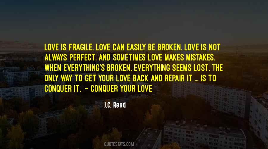 Quotes About When Love Is Lost #1780199