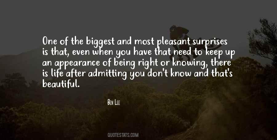 Quotes About Admitting #1302254