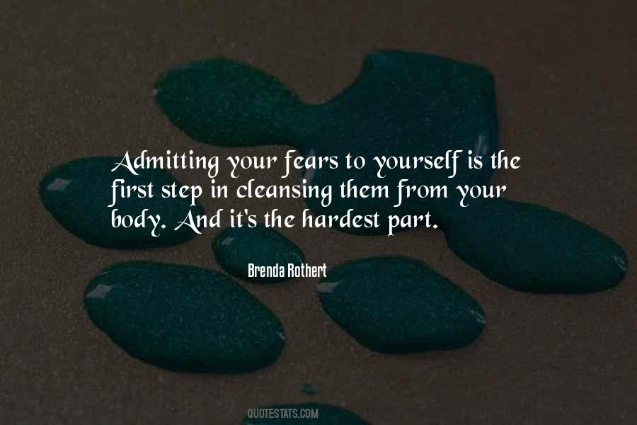 Quotes About Admitting #1341692