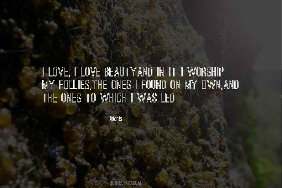 Quotes About Beauty And Love #15019