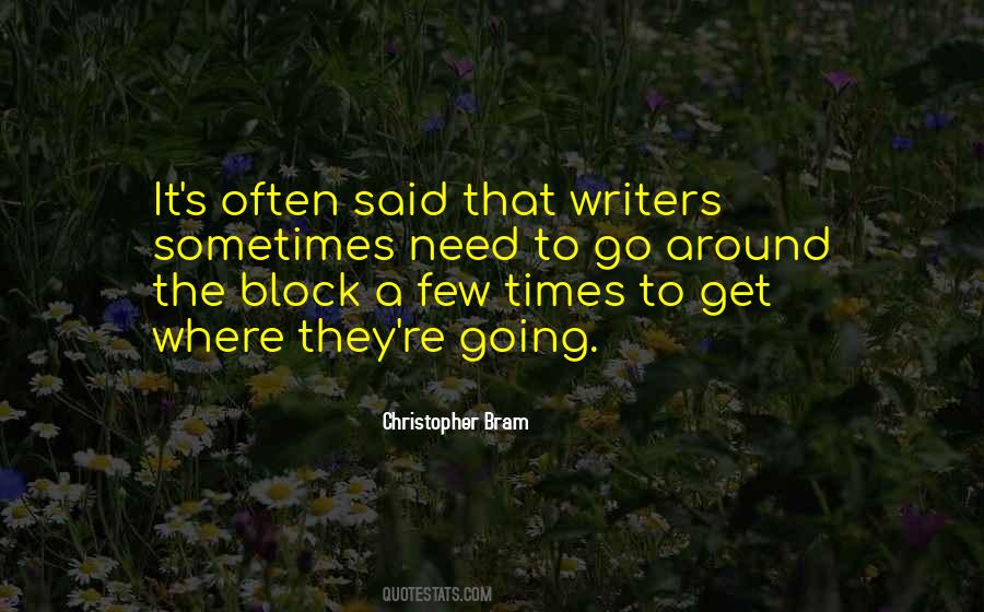 Writers On Writers Block Quotes #1772044