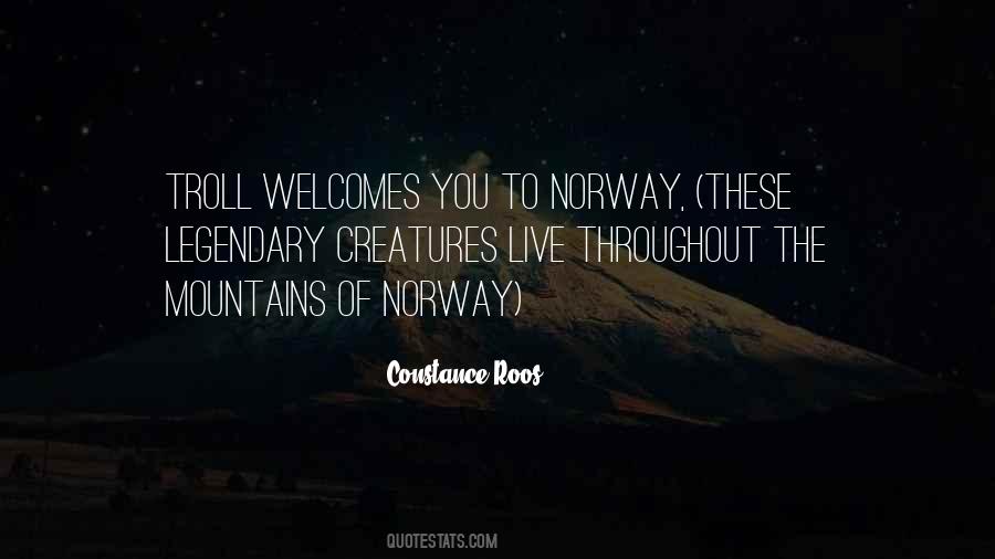 Quotes About Norway #111323